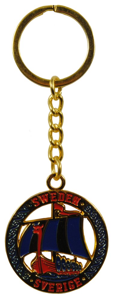 Keychain Sweden Viking Ship