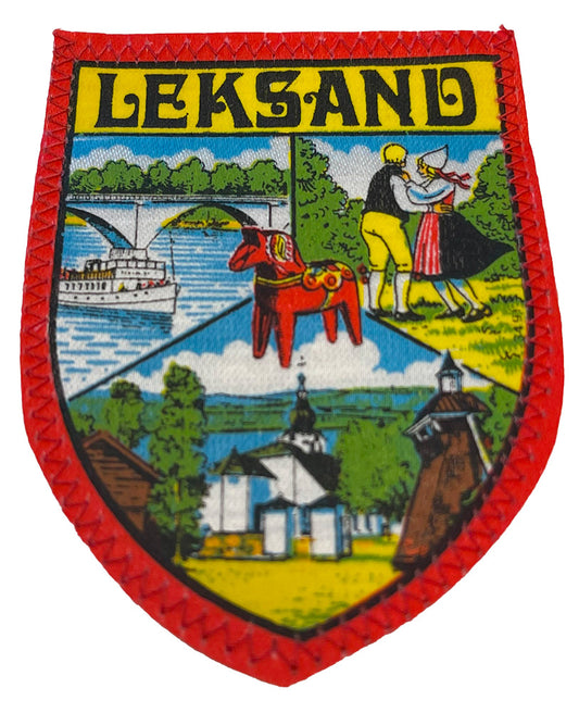 Tygmärke Leksand 3 motiv