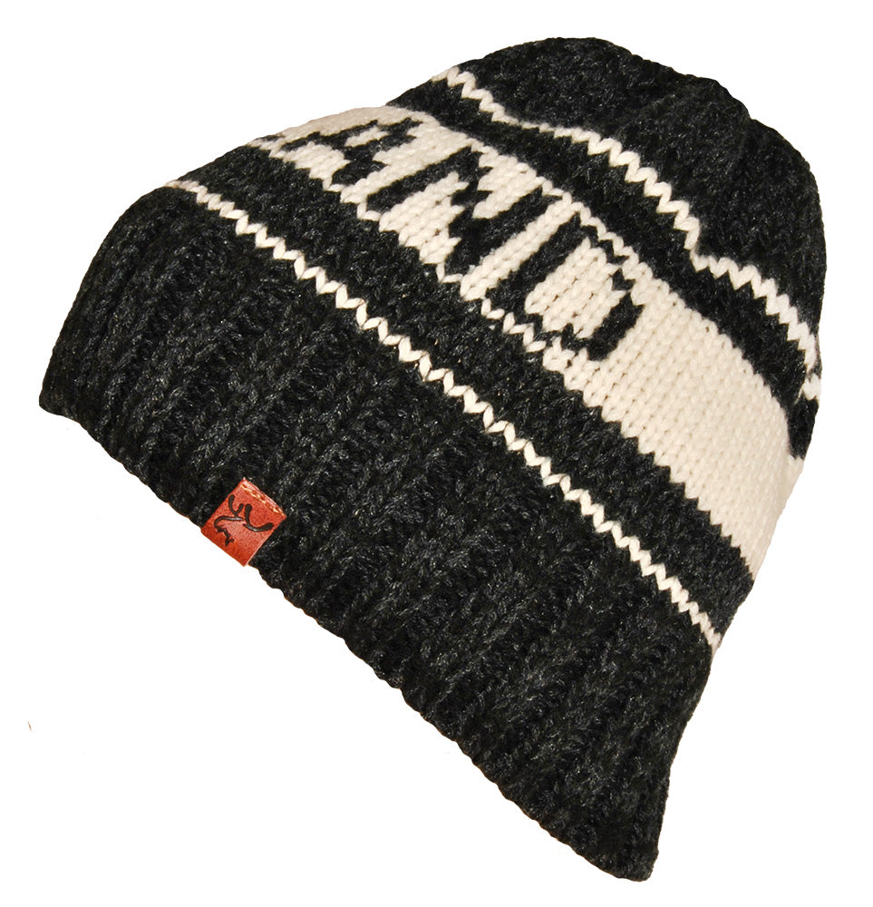 Black Knitted Hat Finland