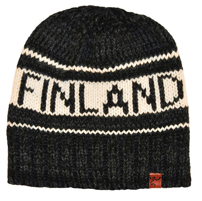 Black Knitted Hat Finland