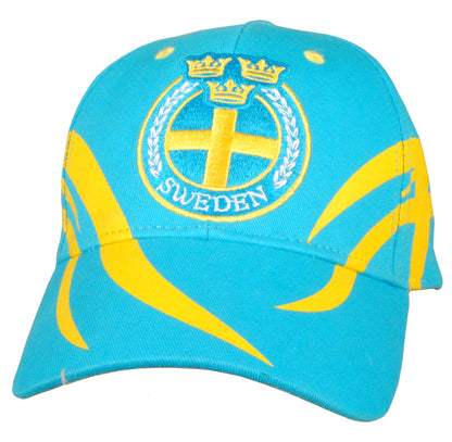 Cap Sweden Blue and Yellow