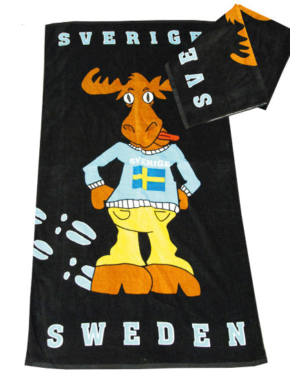 Bath Towel Moose