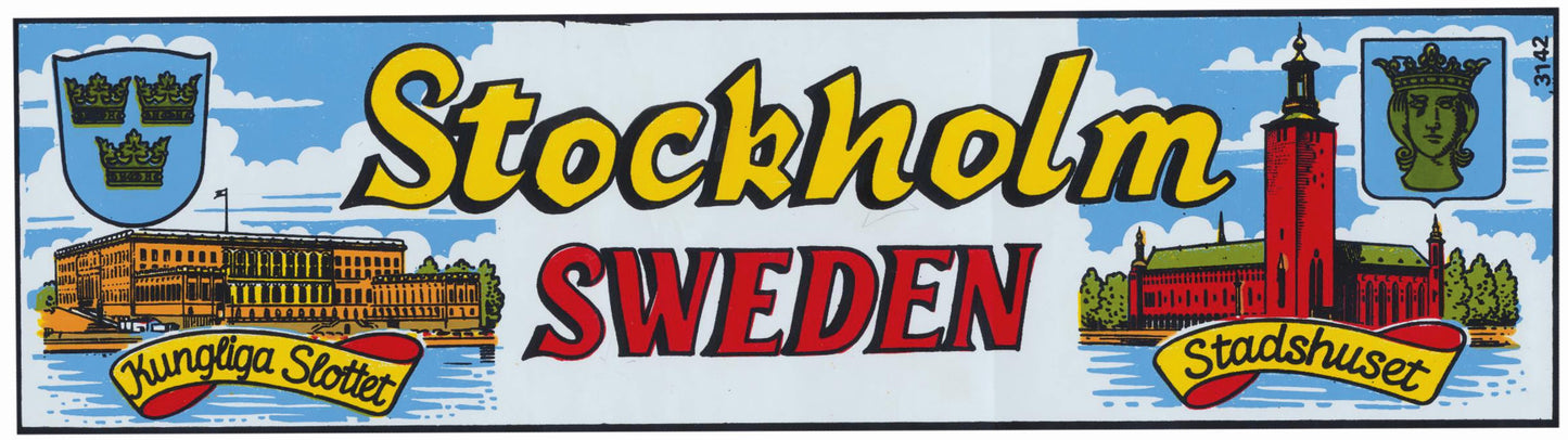 Bumper Sticker Stockholm