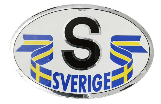 Sticker oval S Sv