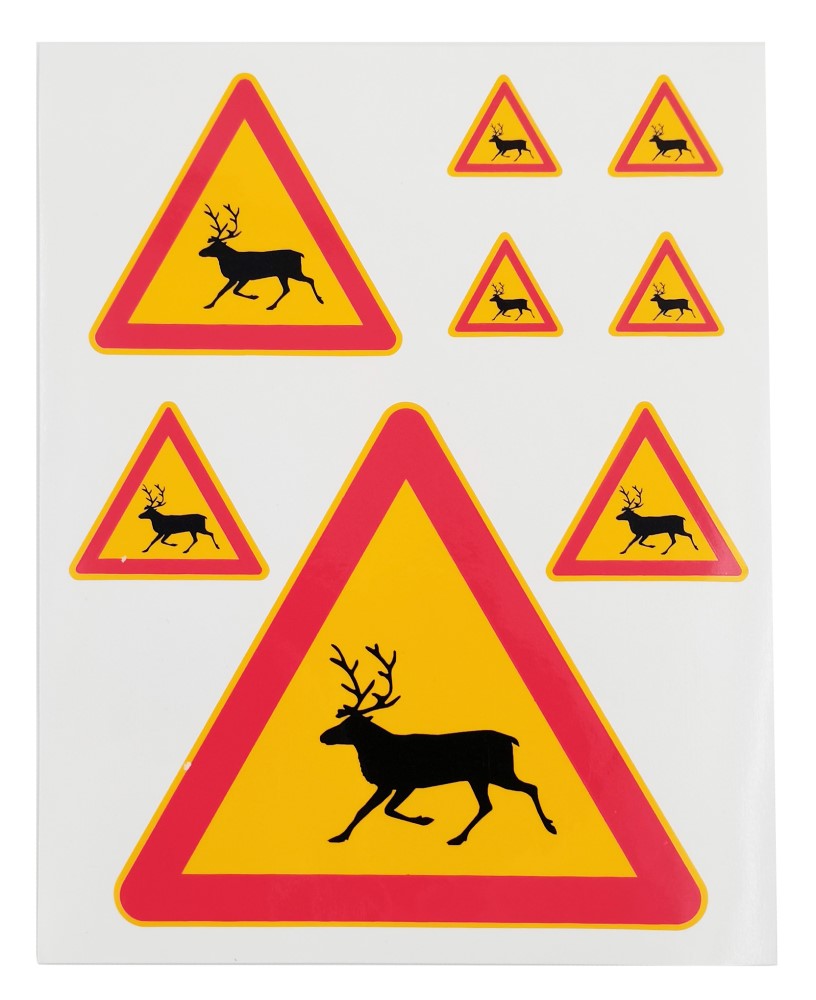 Sticker Reindeer Sign