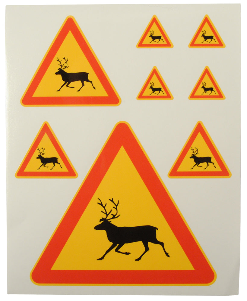 Sticker Sweden Reindeer 8 pcs