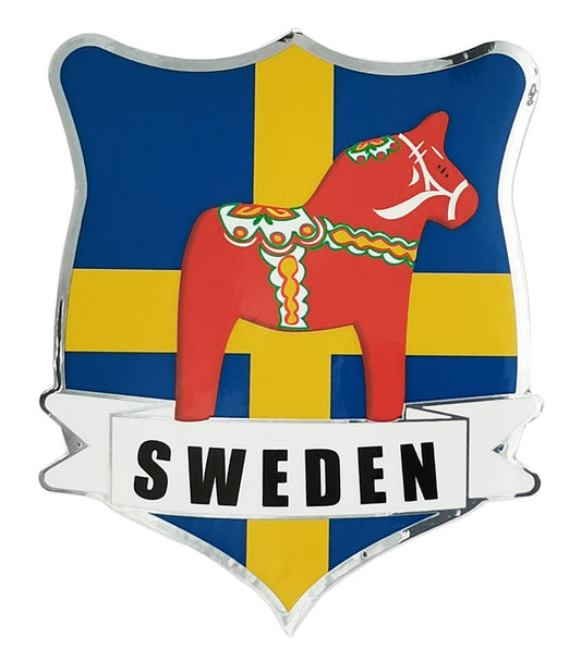 Dekal Sweden Dalahäst Sköld