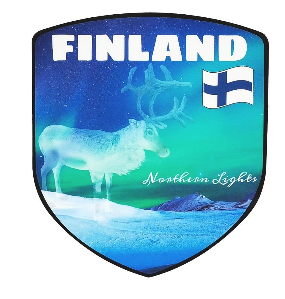 Sticker Finland Northern Lights