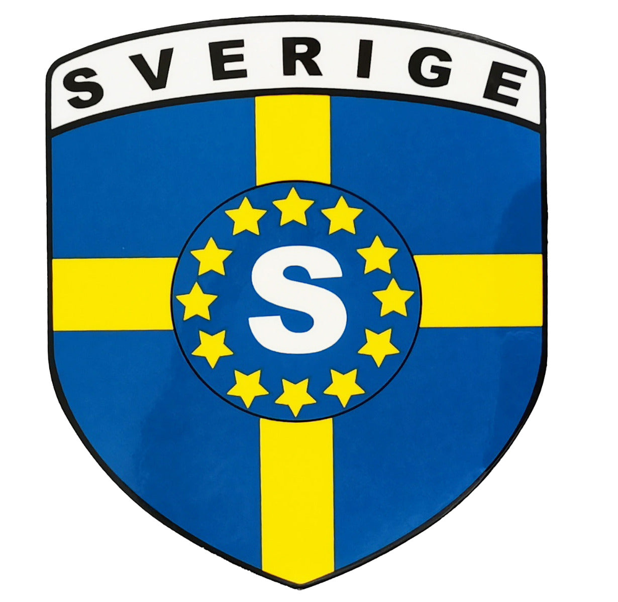 Sticker Sweden Flag and EU