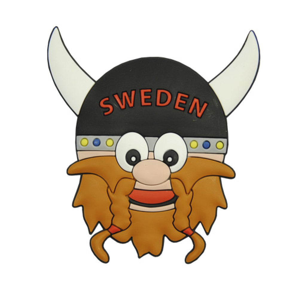 Magnet Sweden Viking Huvud