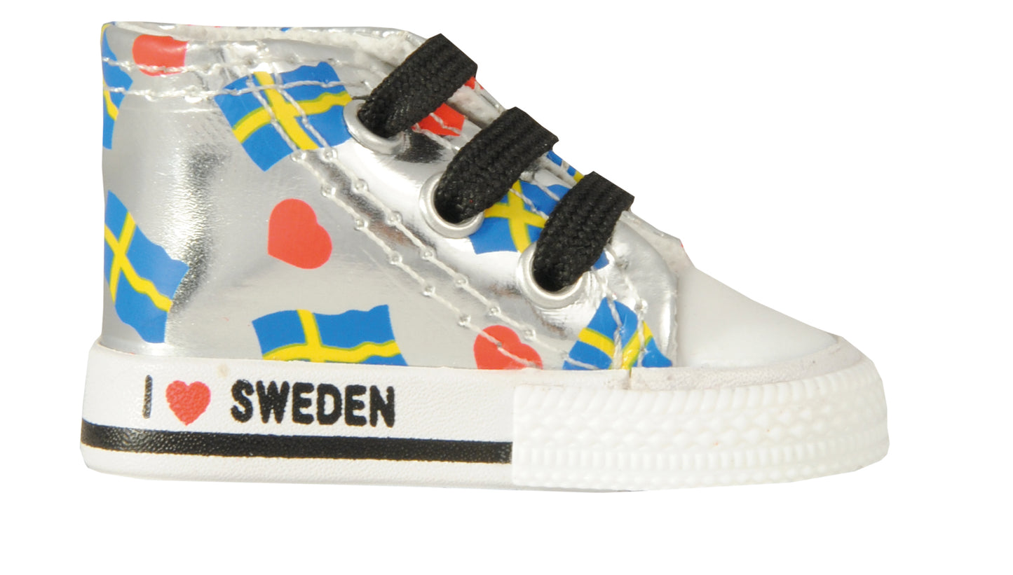 Magnet Sneakers I Love Sweden