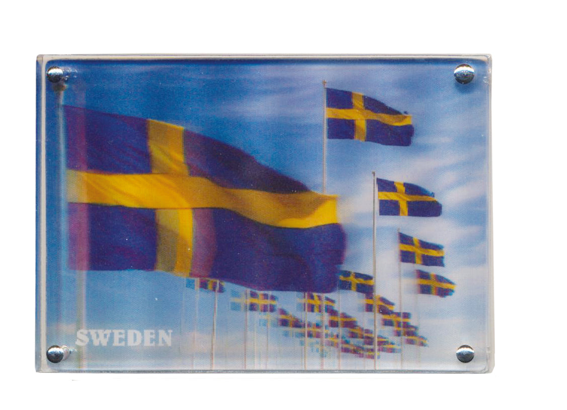 Magnet Sweden Flag 3D