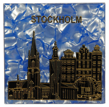 Magnet Stockholm White and Blue