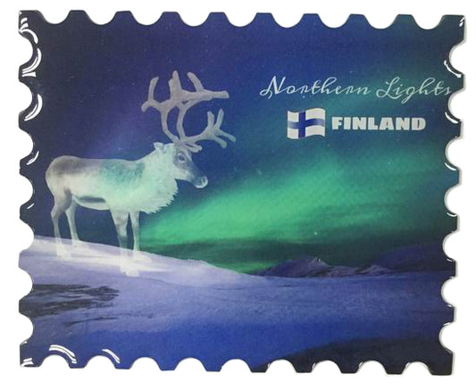 Magnet Finland Northern Lights med Stativ