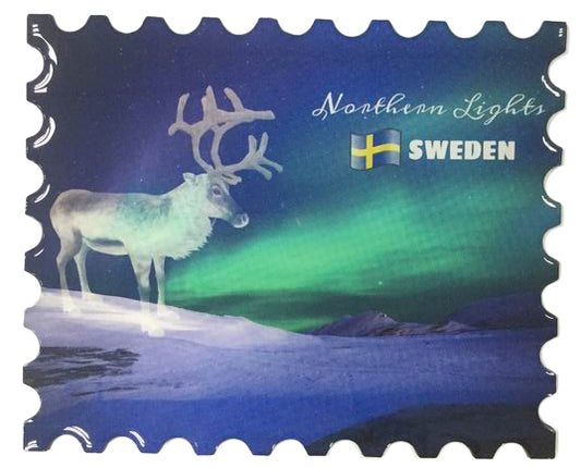 Magnet Sweden Northern Lights med Stativ