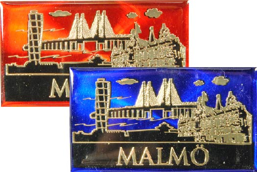 Magnet Malmö Epoxy Red and Blue