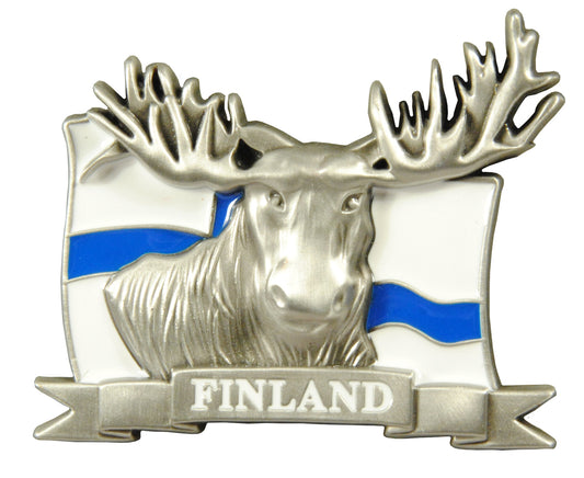 Metall Magnet Finland Älg