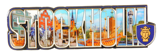 Magnet Stockholm 2D Text