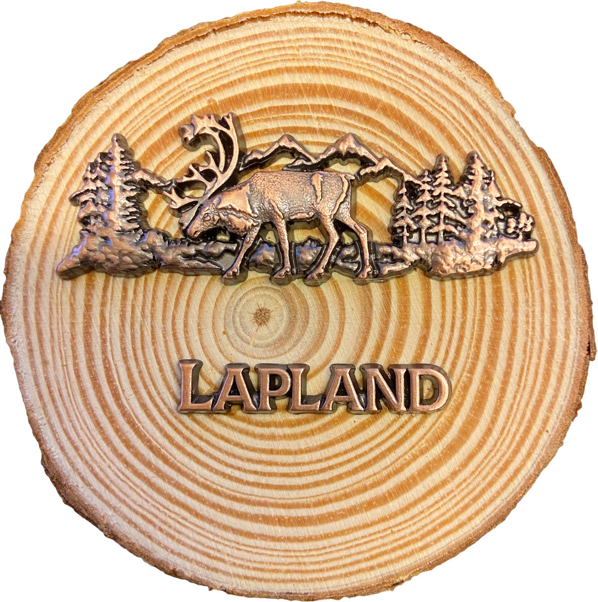 Magnet Lapland Reindeer Wood