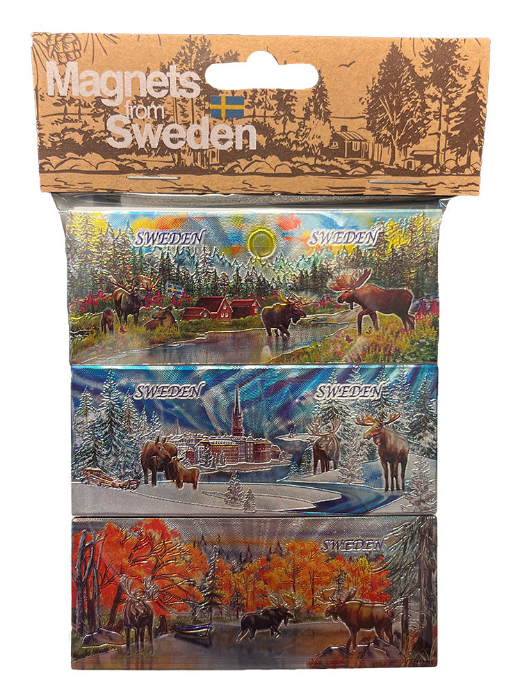 Magnet Sweden Moose 3-set