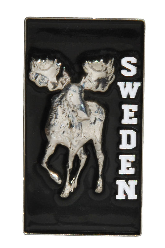 Metal Magnet Sweden Moose 3D