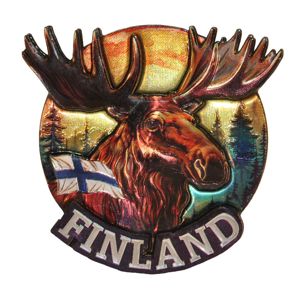 Magnet Moosehead Finland 3D