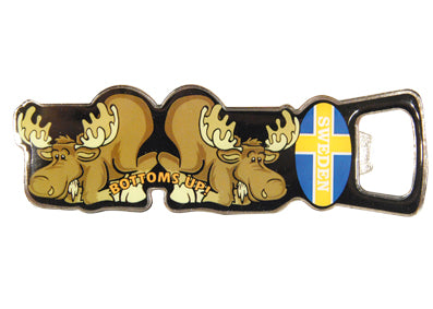 Magnet Flasköppnare Sverige Älgar