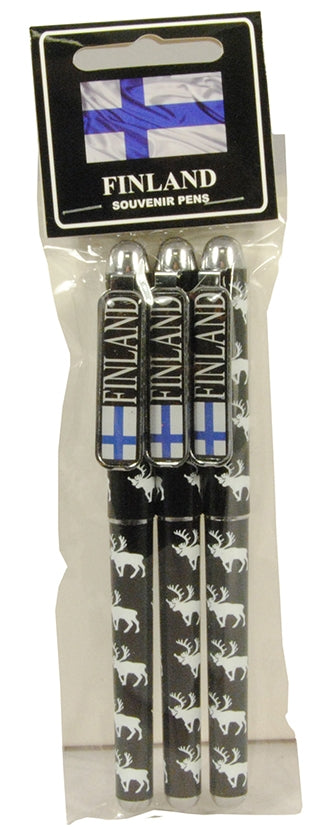 Ballpen Finland Reindeer 3-pack