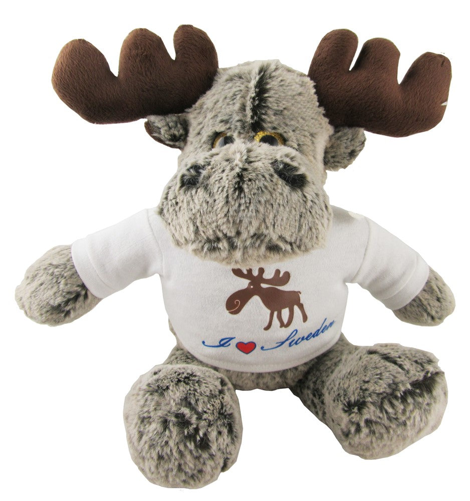 Soft Moose with Sweater 20cm