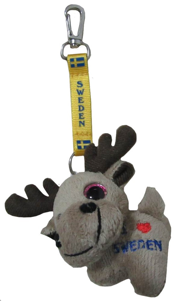 Soft Moose with Keyband Sweden