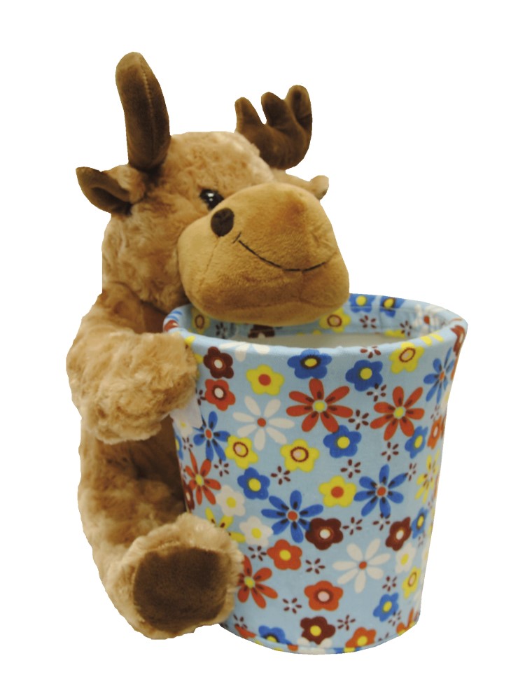 Moose with Trash Can