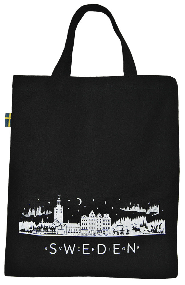 Canvas Bag Sweden Skyline