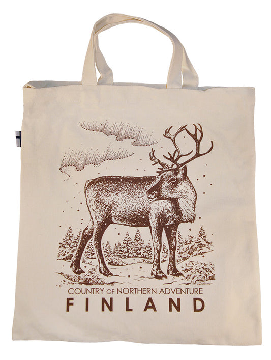 Canvas Bag Finland Reindeer