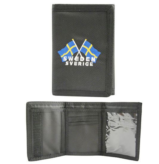 Wallet Sweden Crossing Flags