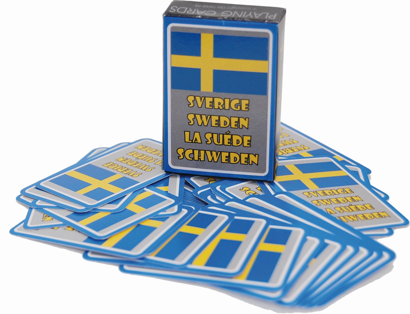 Mini Playing Card Sweden Flag