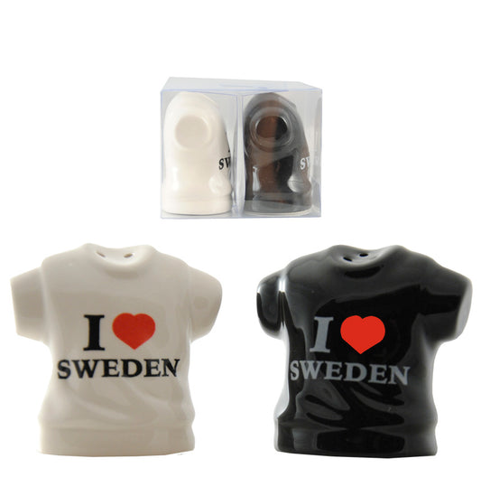 Salt & Peppar Set I Love Sweden