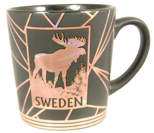 Mugg Sweden Älg Svart