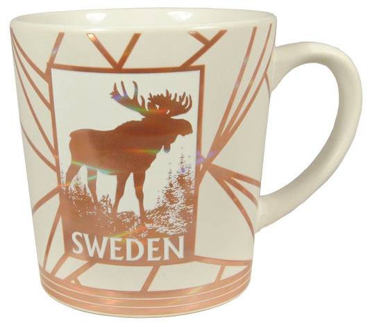 Mugg Sweden Älg Vit