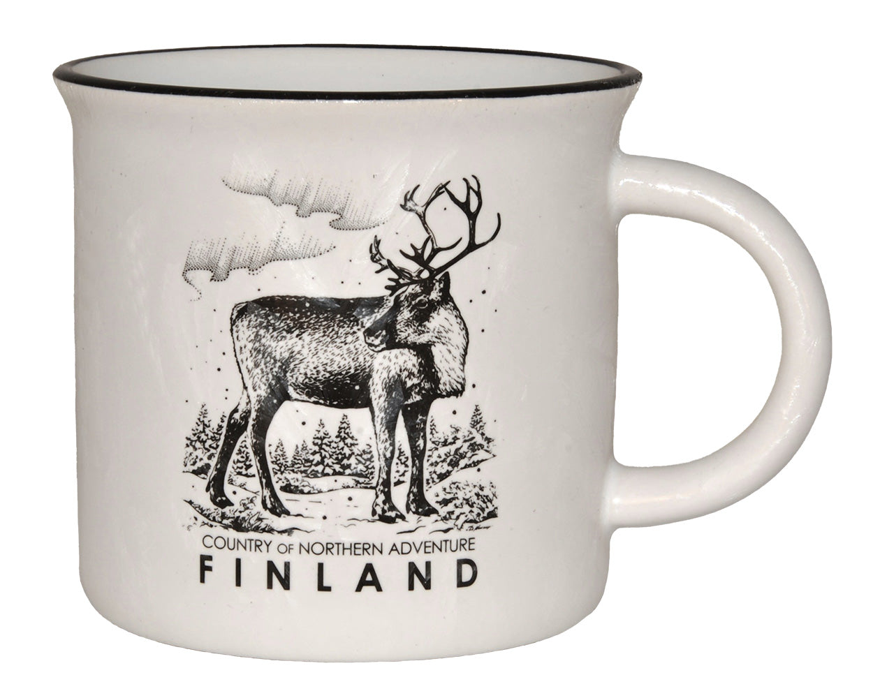 Mug Finland White Ice Effect