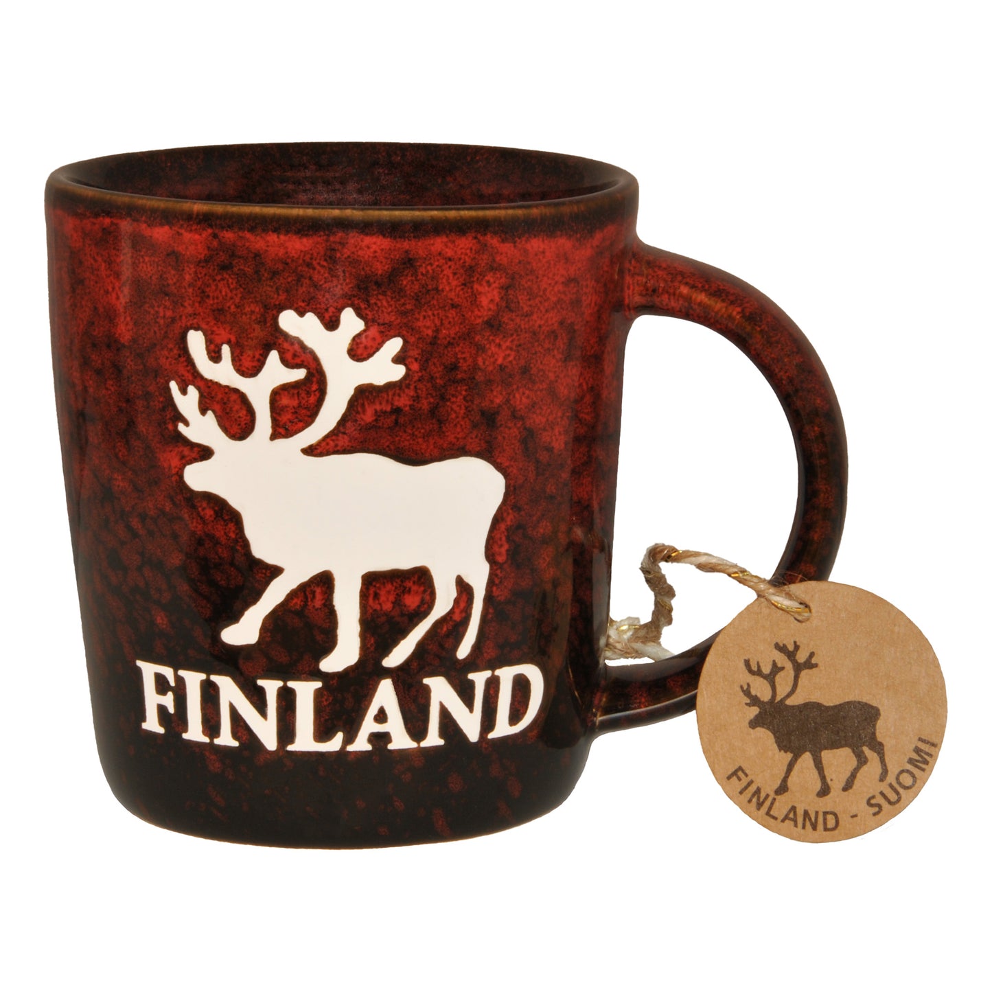 Mug Finland Reindeer Red