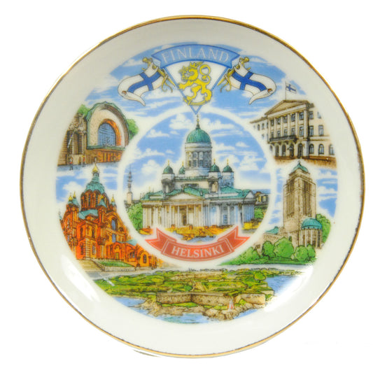 Souvenir Plate Mini Helsinki 10 cm