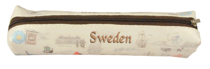 Pencil Case Sweden Map