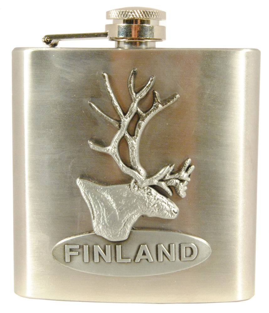 Pocket Flask Reindeer Finland