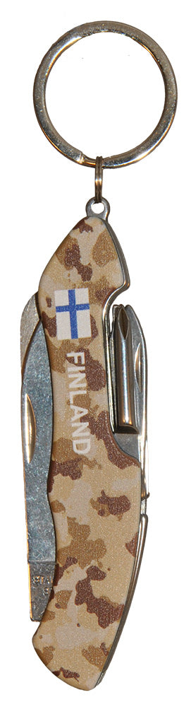 Fällkniv Camo Finland Flagga