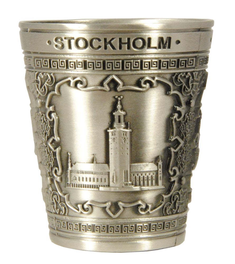 Metall Shotglas Stockholm