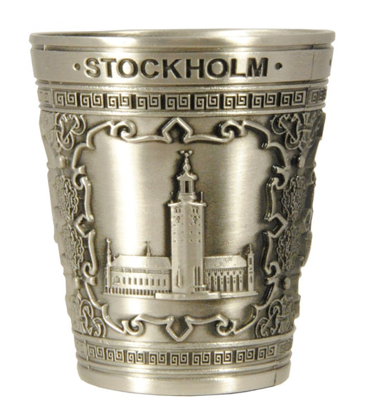 Metall Shotglas Stockholm