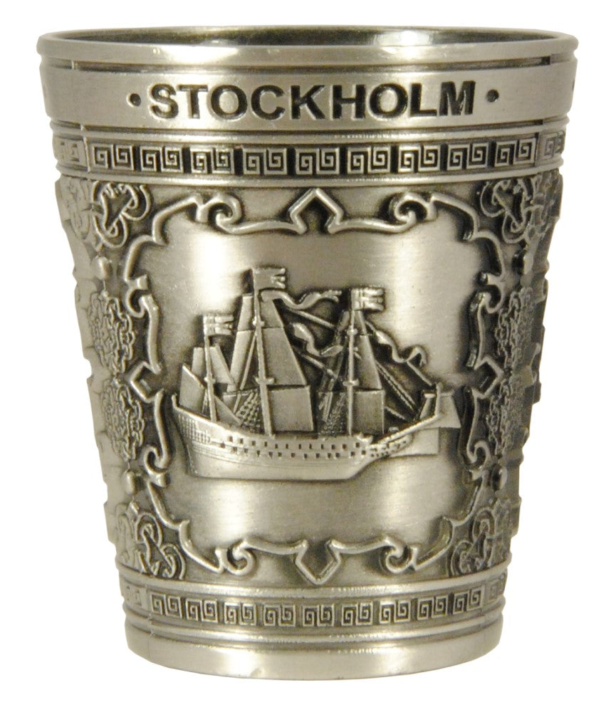 Metall Shotglas Stockholm