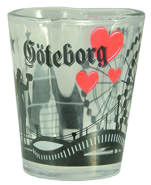 Shot Glass Göteborg Heart