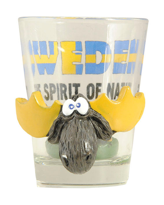 Shot Glass Sweden Poly Moose