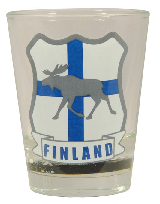 Shotglas Finland with Compass